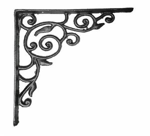 cast iron black decorative brackets