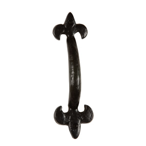 Black Ornate Cast Iron FDL Pull Handle