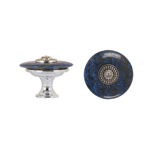 Cabinet Knobs - Large Gem Stone - Lapis Lazuli