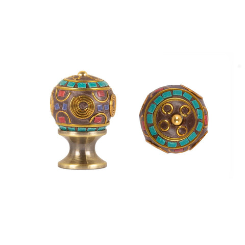 Cabinet Knobs - Embroidered Style - Sphere