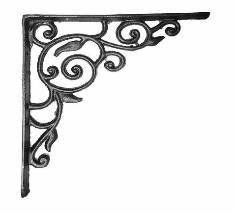 Bracket | Decorative Black Cast Iron